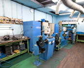 バフ作業場